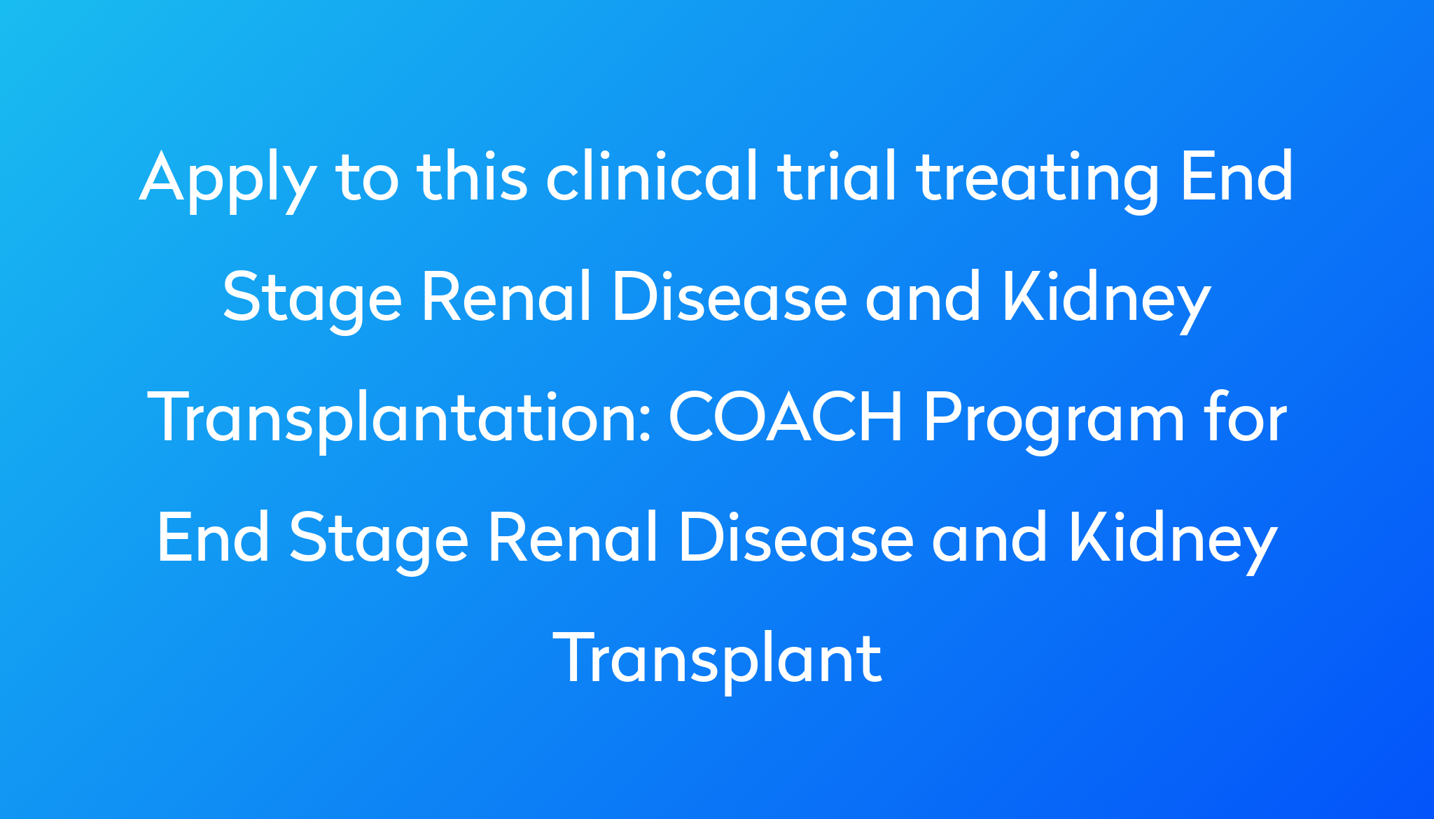 coach-program-for-end-stage-renal-disease-and-kidney-transplant